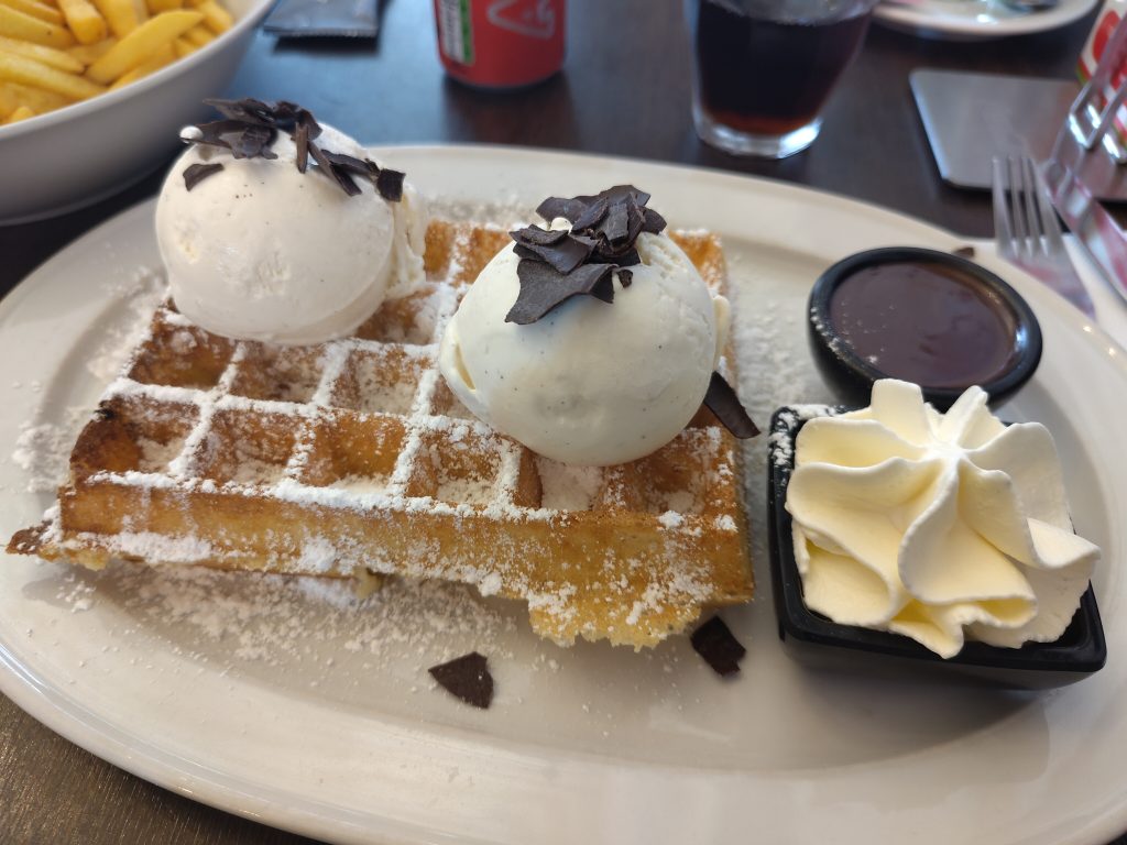 a waffle