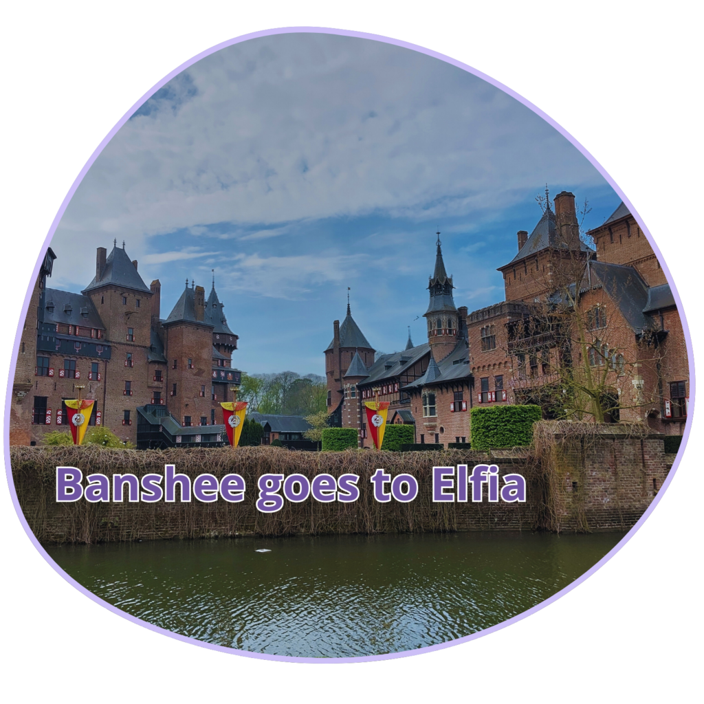 Banshee goes to Elfia (picture of castle - no link available)